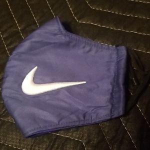 Blue Nike mask